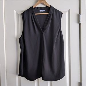 Calvin Klein 2x Black Blouse